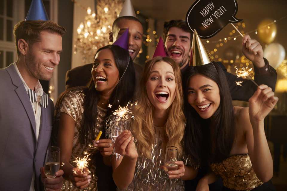 Es geht doch nichts über eine ausgelassene Feier ins neue Jahr
